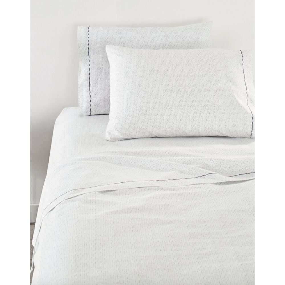 Splendid Home Decor Lattice 400 Thread Count Sheet Set, Size Full - White